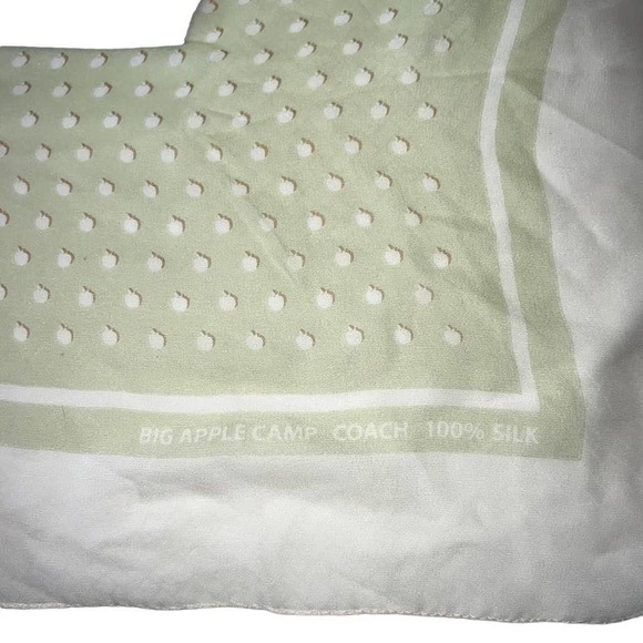 Coach Big Apple Camp Oversized Silk Scarf NWT - Picture 7 of 8